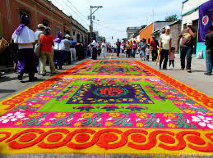 Mosaico floral y equinoccio de primavera, principales atractivos de semana Santa en Atlixco